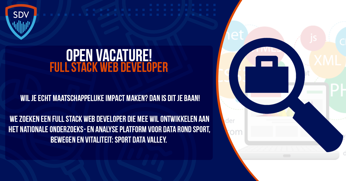 vacature Full stack web developer